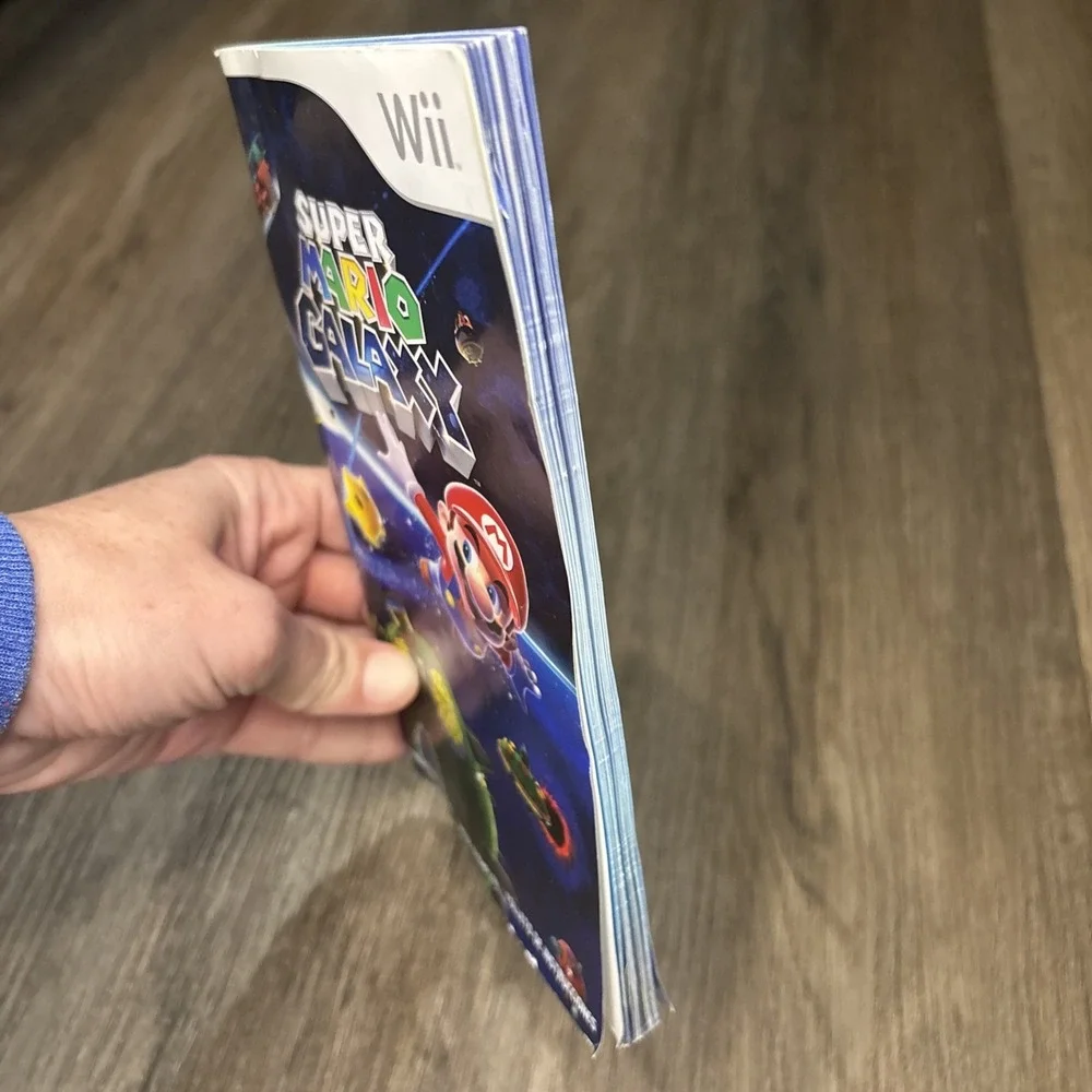 (Manual Only) Super Mario Galaxy - Nintendo Wii Authentic‎ Instruction Booklet
